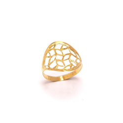 Anel Trama em Ouro 18 Kilates - 22870